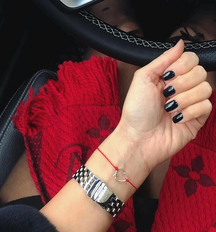 Szívben Repülő Fehér Arany Karkötő