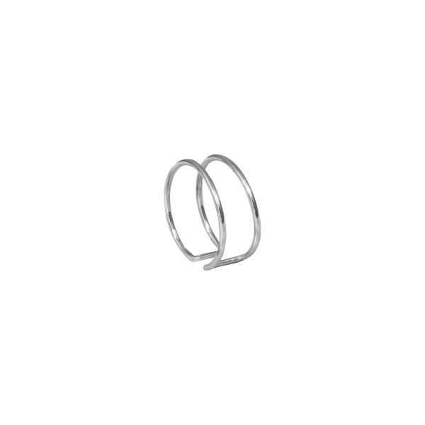 Párhuzamos Huzal Ezüst 925 Gyűrű