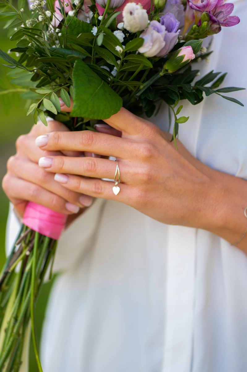 Lógós Szív Ezüst 925 Gyűrű