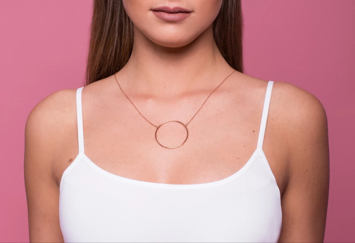 Nagy Kör Arany Nyaklánc