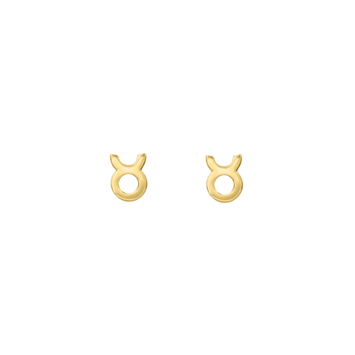 Horoszkóp Sárga Arany 14K Fülbevaló