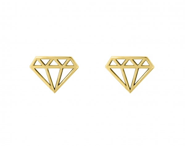 GRAV diamond Arany 14K Fülbevaló
