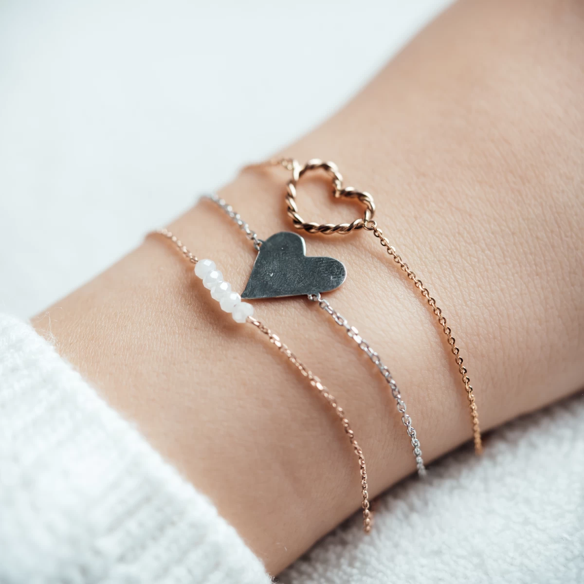 Belle Szív Arany Karkötő