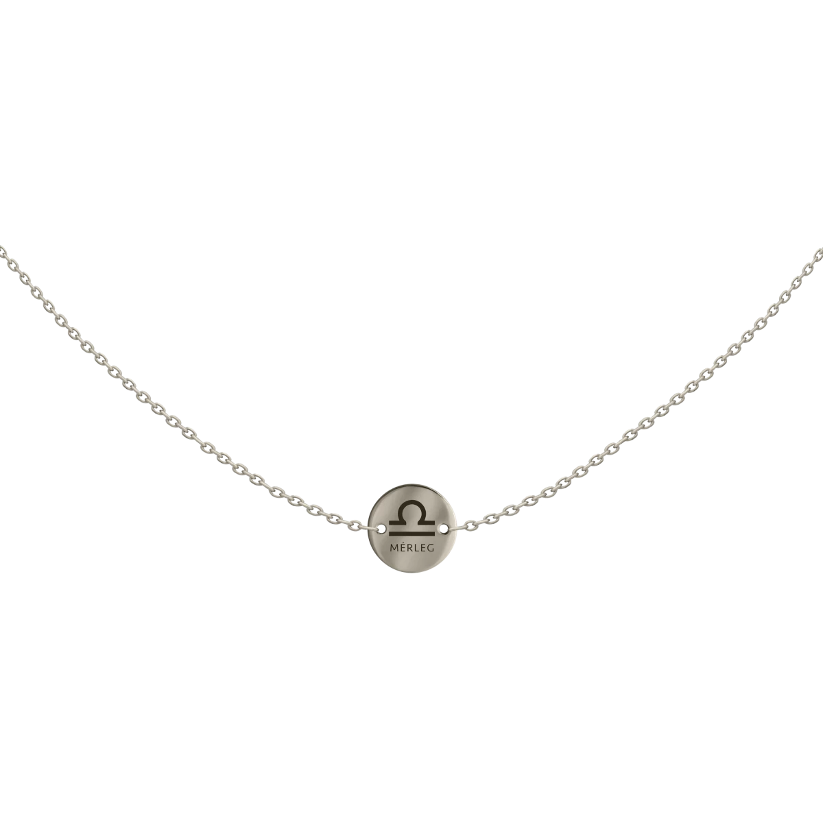 Horoszkóp Fehér Arany 14K Nyaklánc