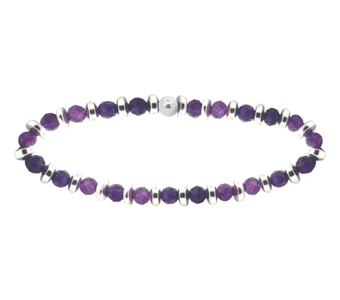 GRAV Leyla Amethyst Ezüst 925 Karkötő