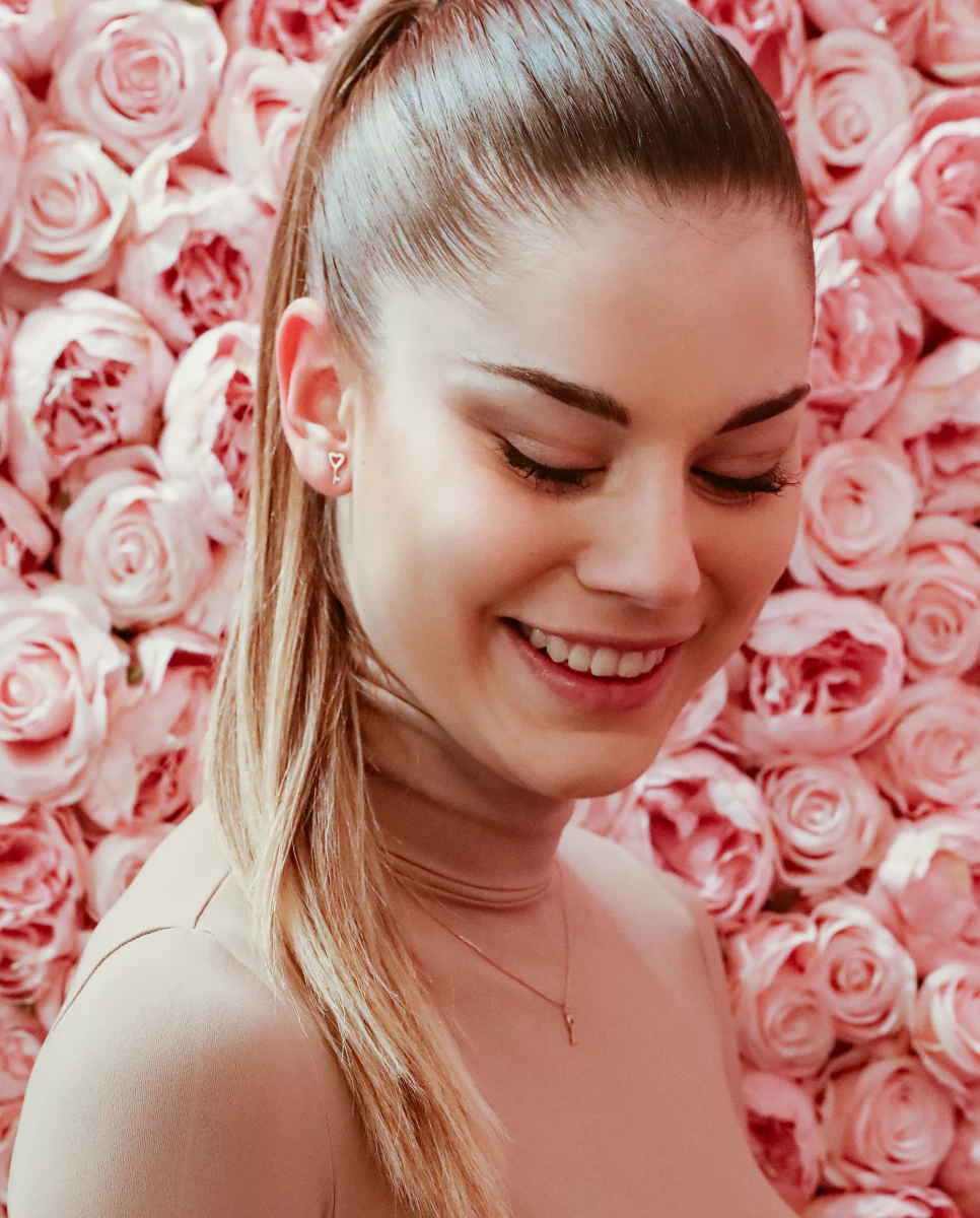 Grav Key Arany 14K Fülbevaló