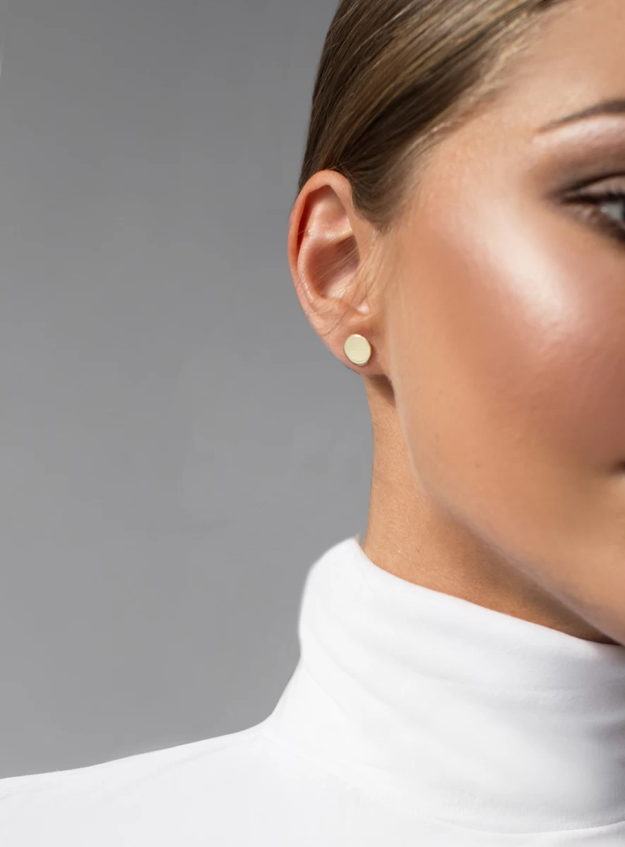 Kör Vörös Arany Fülbevaló