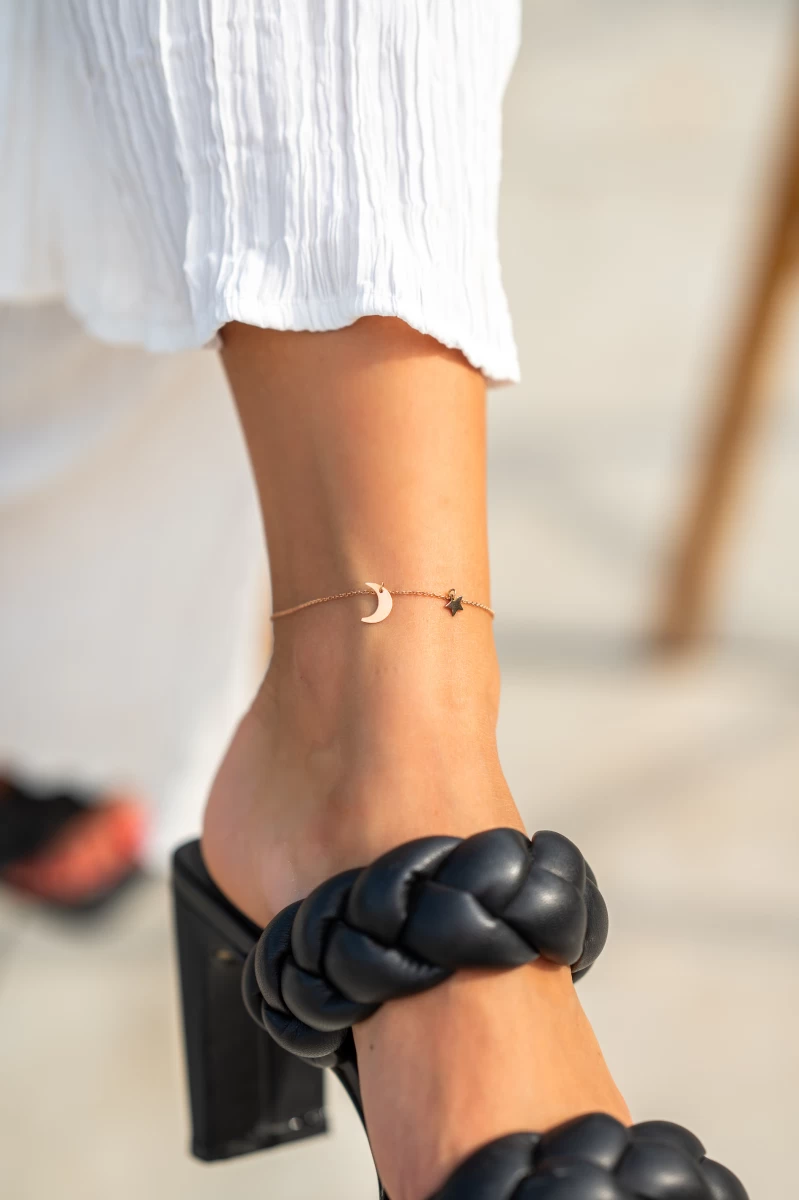 Hold, Csillag Fehér Arany Bokalánc