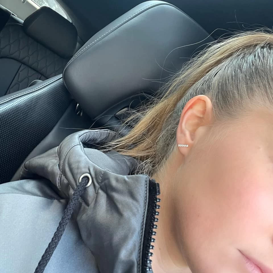 5 Cirkónia Féldrágaköves Ezüst Fülbevaló