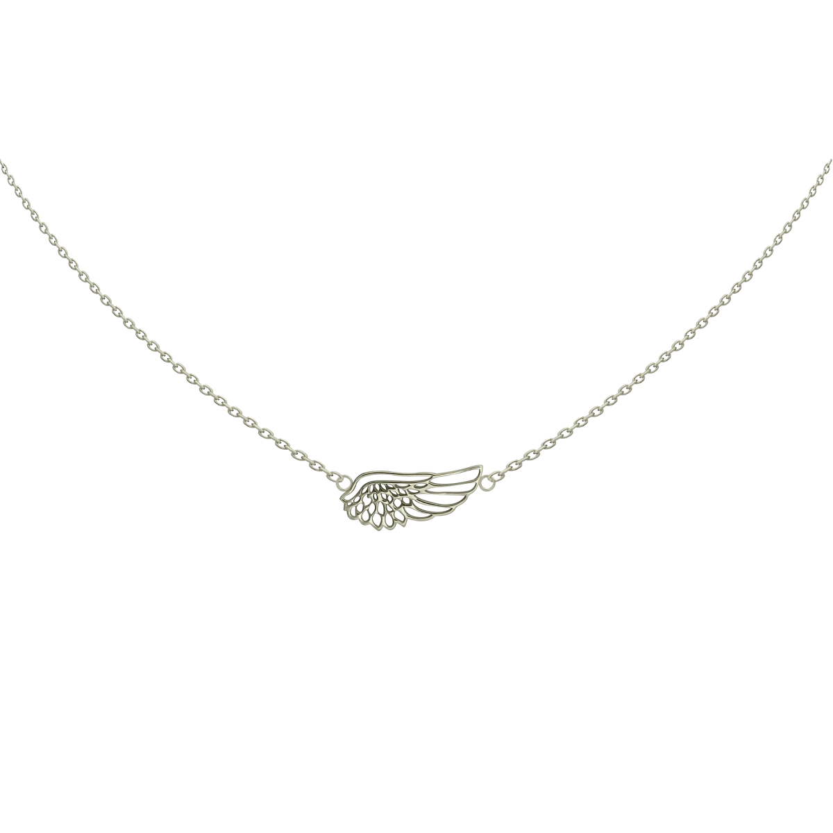 Angyalszárny Fehér Arany Nyaklánc