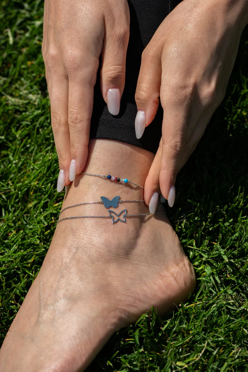 Kontúr Pillangó Sárga Arany Karkötő