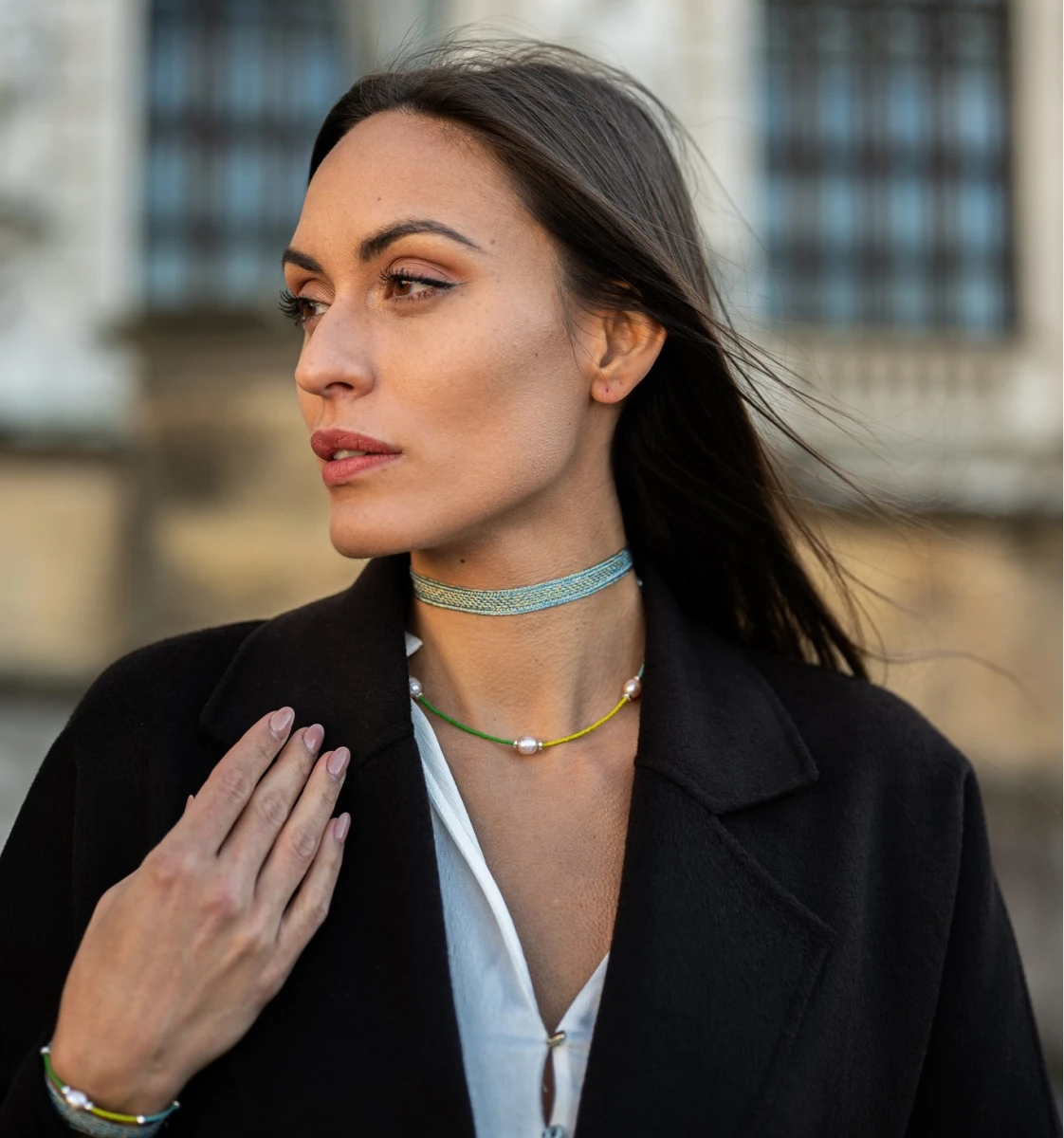 GRAV Green Serenity Ezüst 925 Nyaklánc