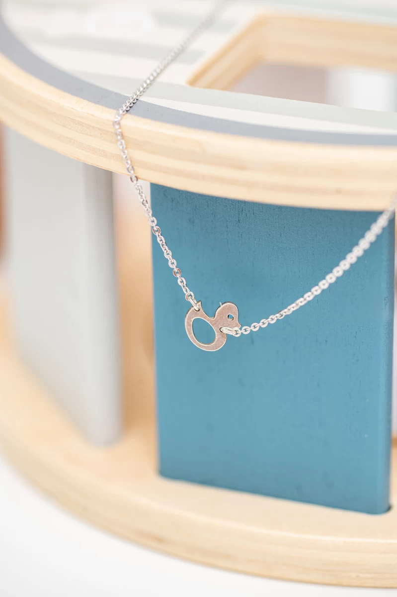 Kacsa Baby Ezüst 925 Karkötő