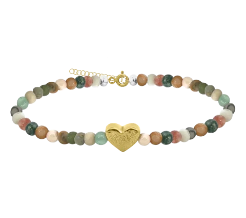 GRAV Coeur de Terre Ezüst 925 Karkötő