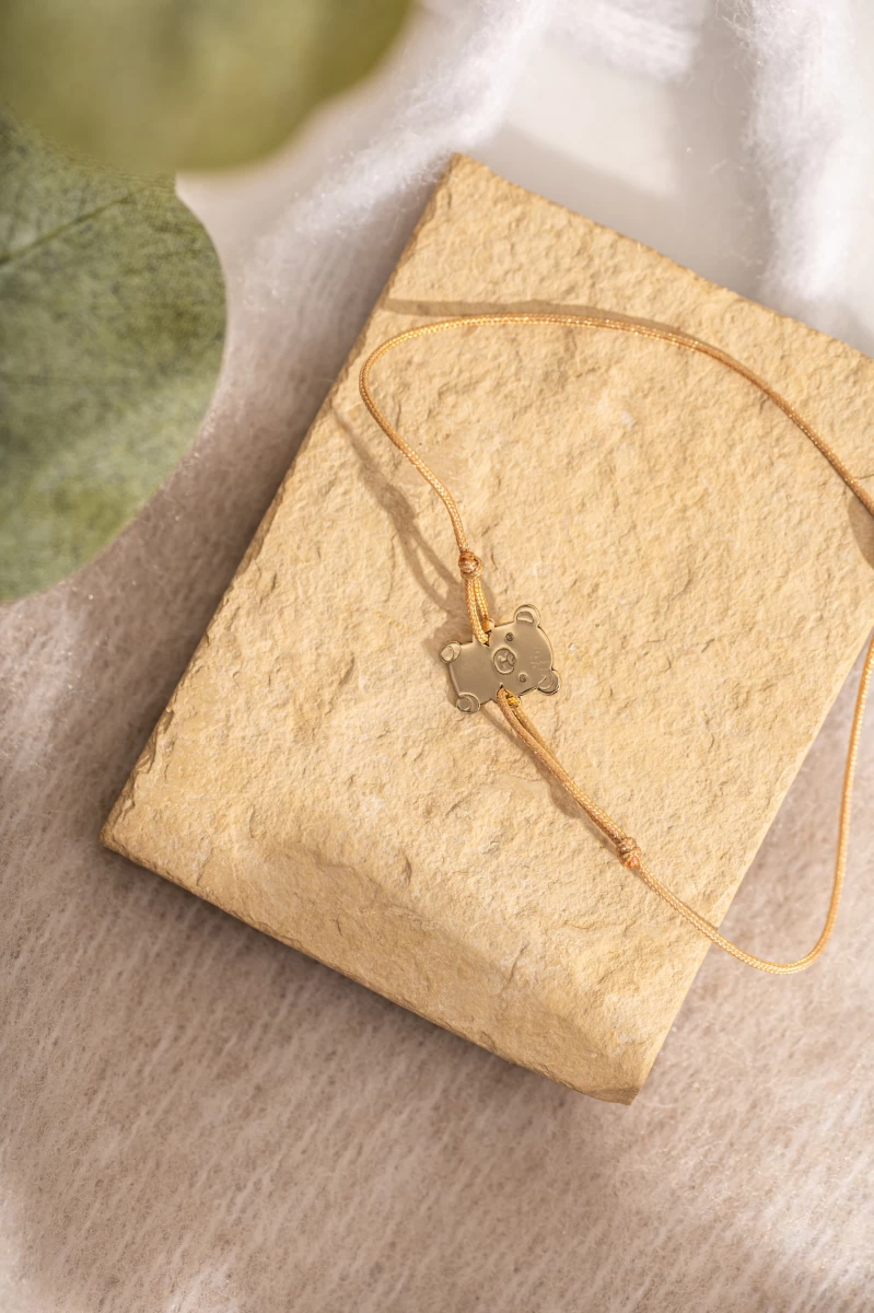 Maci Baby Ezüst 925 Fonalas Karkötő