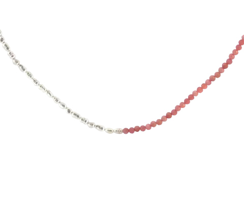 GRAV Pink Opal Pearl Ezüst 925 Nyaklánc