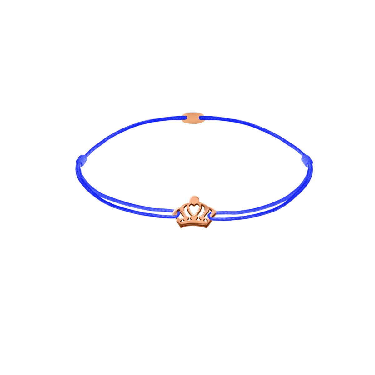 Korona Baby Vörös Arany 14K Fonalas Karkötő