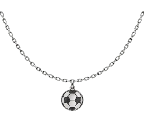 GRAV Football Ezüst 925 Férfi Nyaklánc
