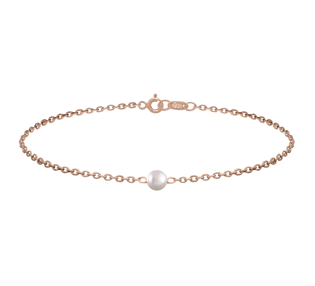 Igazgyöngy Vörös Arany 14K Karkötő