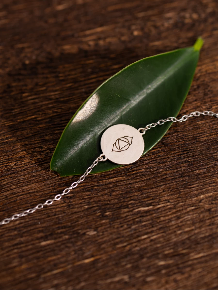 Harmadikszem Csakra Ezüst 925 Karkötő