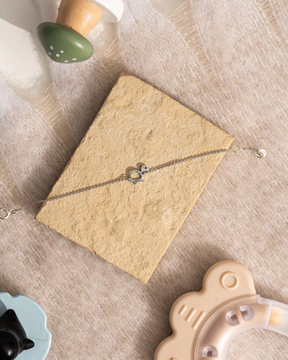 Teknős Baby Sárga Arany 14K Karkötő