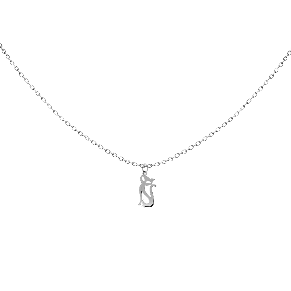 Cica Kontúr Lógós Ezüst 925 Nyaklánc
