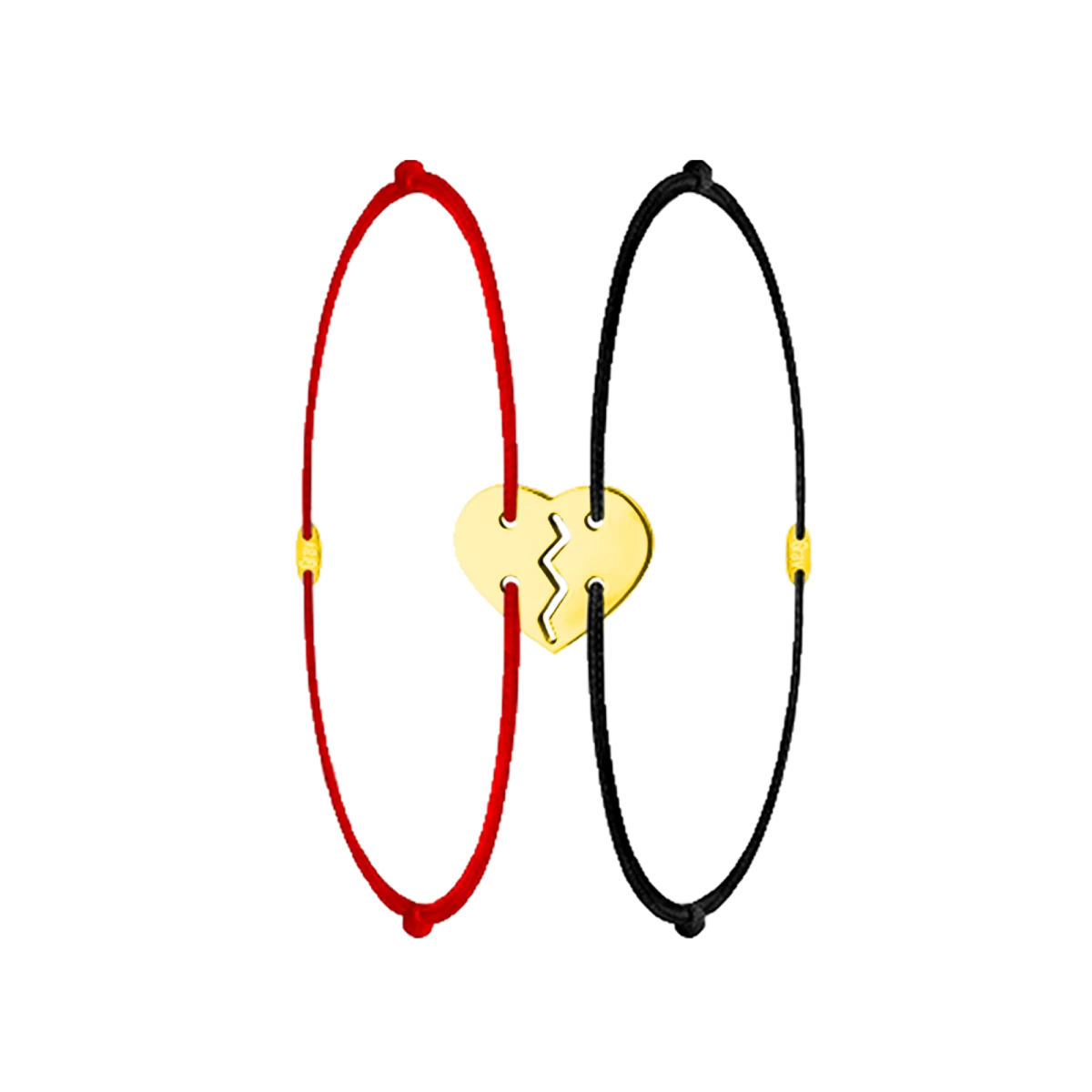 Szerelem Karkötő Pároknak Örök Rózsával Sárga Arany 14K