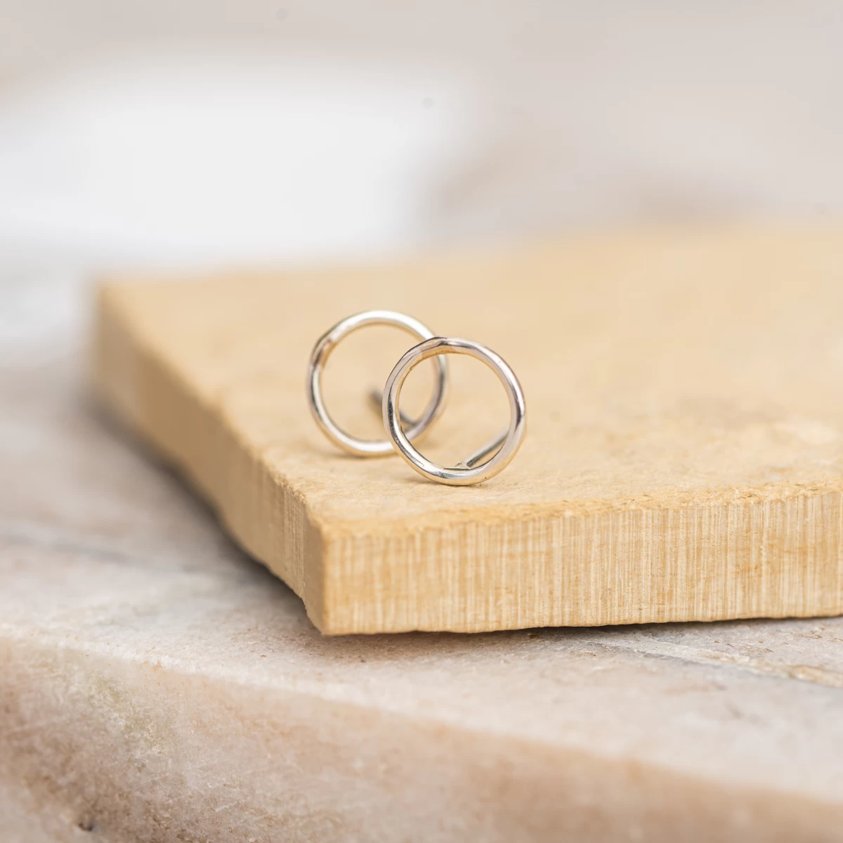 Kontúr Kör Arany Fülbevaló