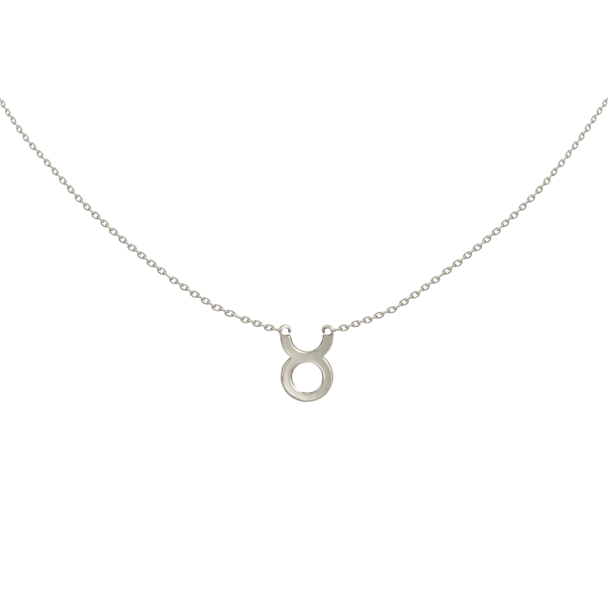 Horoszkóp Fehér Arany 14K Nyaklánc