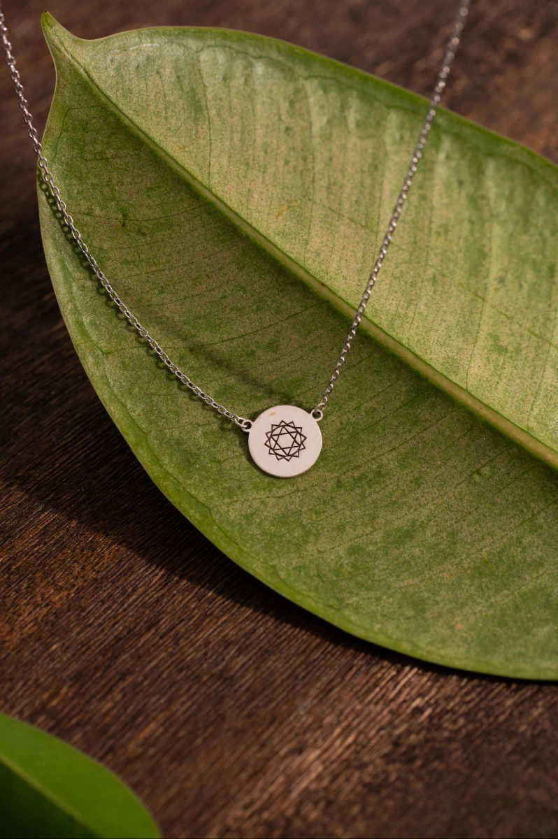 Szív Csakra Ezüst 925 Nyaklánc