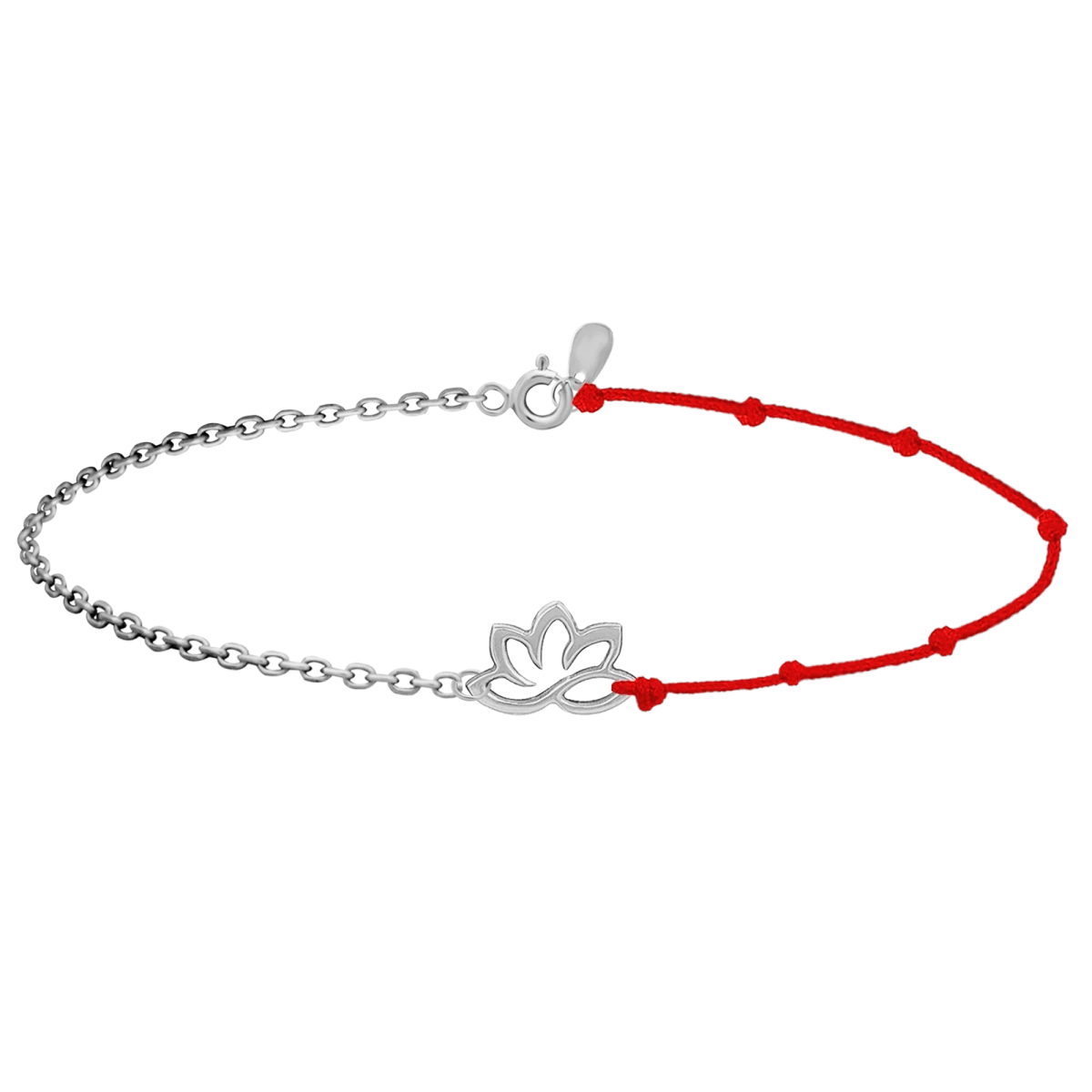 Lótusz Kabbala Ezüst 925 Karkötő