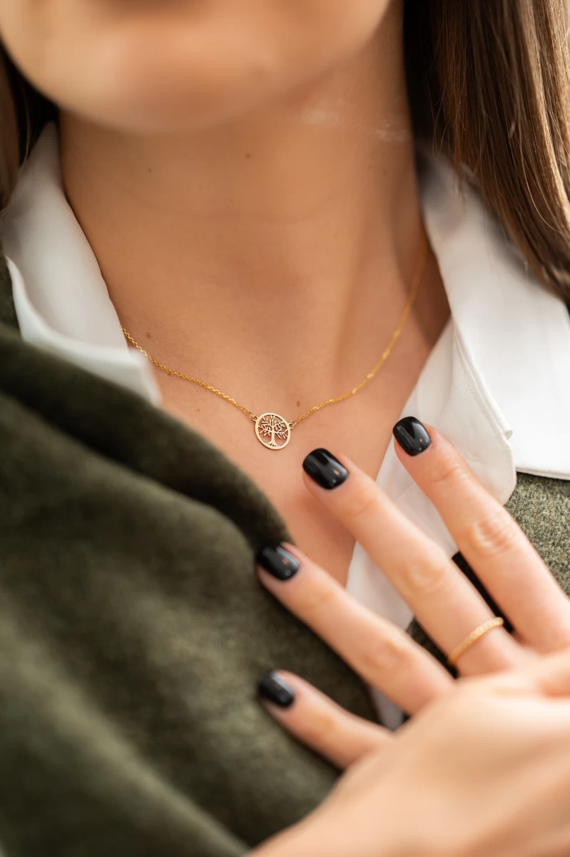 Életfa Arany Nyaklánc