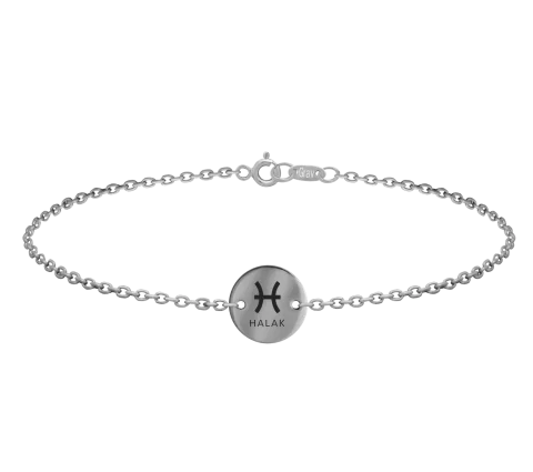 GRAV Horoscope Circle Ezüst 925 Karkötő