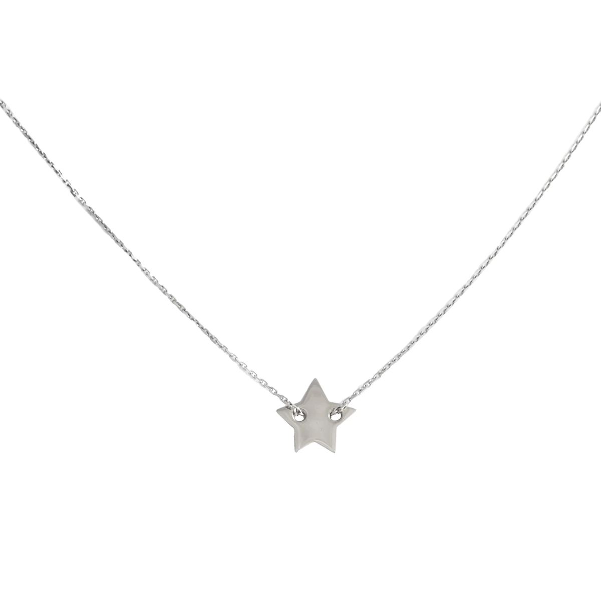 Csillag Fehér Arany Nyaklánc