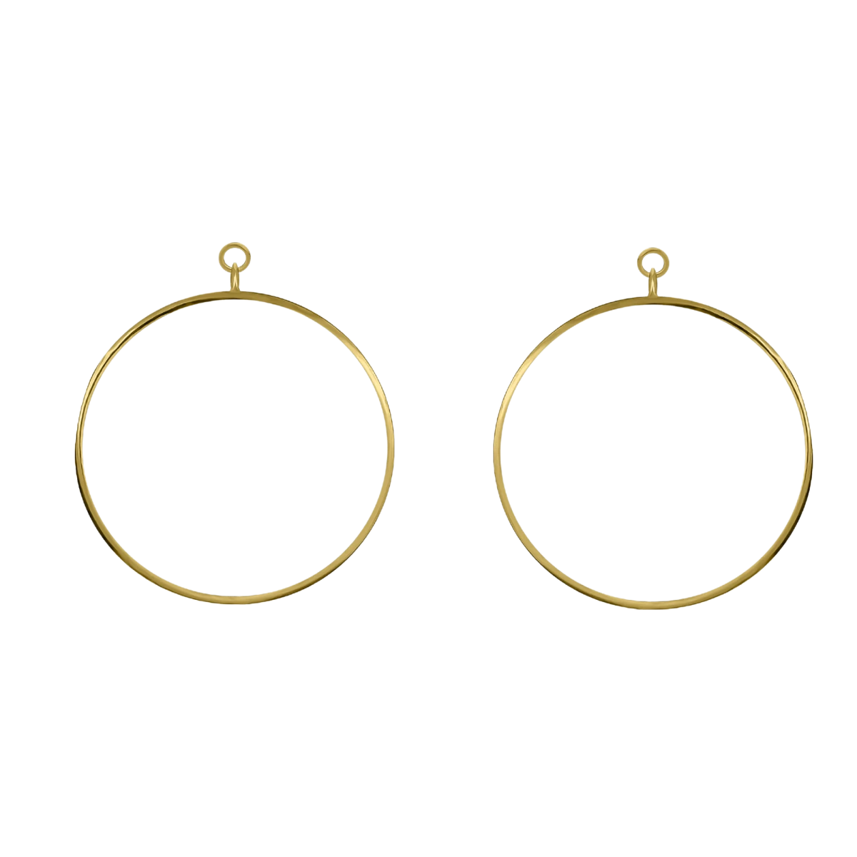 Nagy Kör Arany Fülbevaló