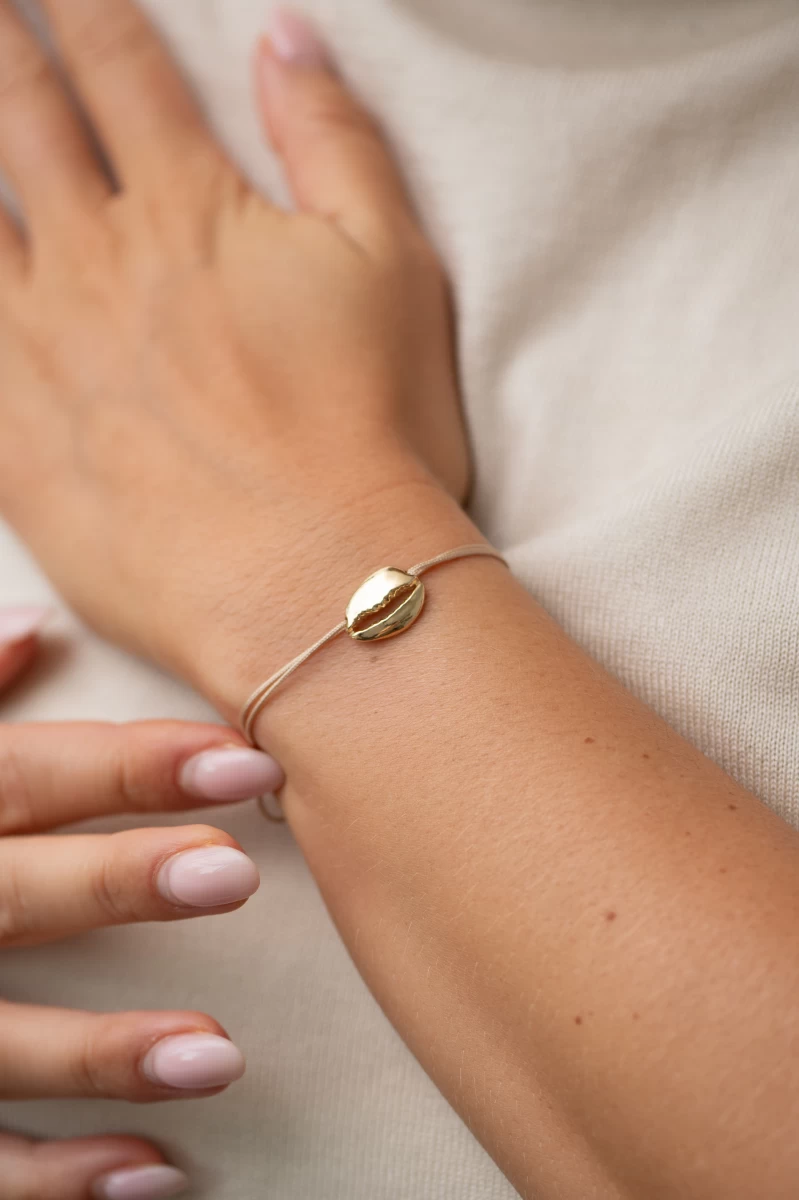 GRAV Kauri Shell Ezüst 925 Fonalas Karkötő