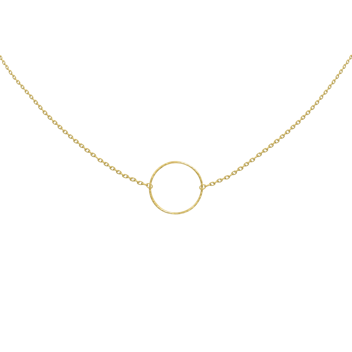 Egyedi Kör Arany Nyaklánc