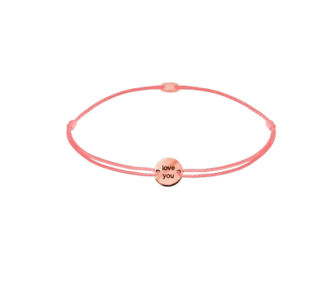 GRAV Love You Baby Arany 14K Fonalas Karkötő