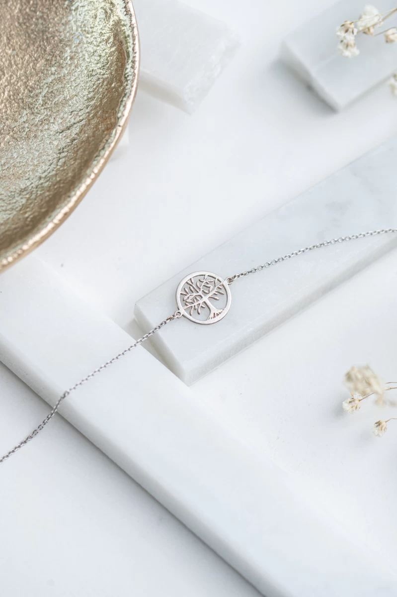 Életfa Arany Karkötő