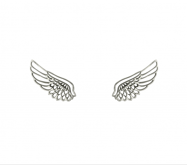 grav angel wing arany 14k fülbevaló