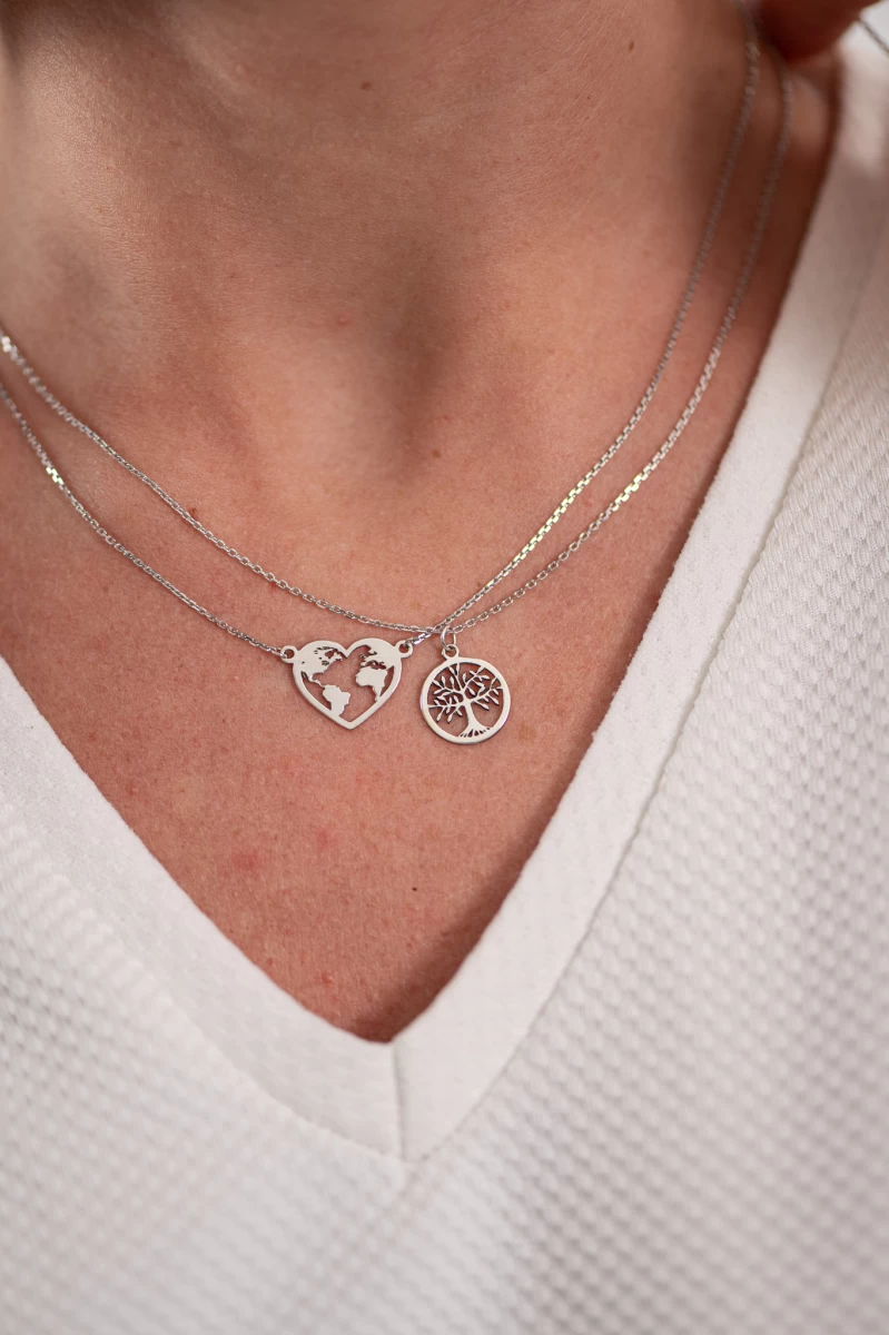 Életfa Ezüst Nyaklánc