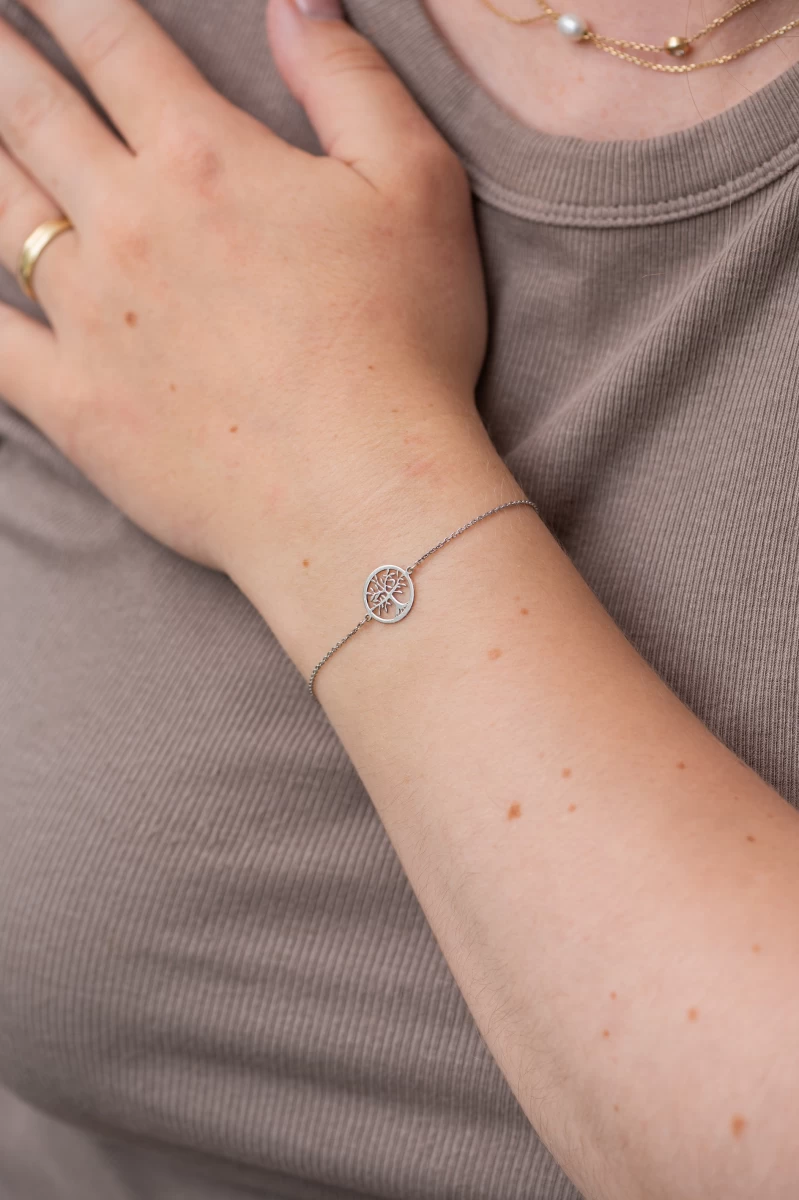 Életfa Arany Karkötő