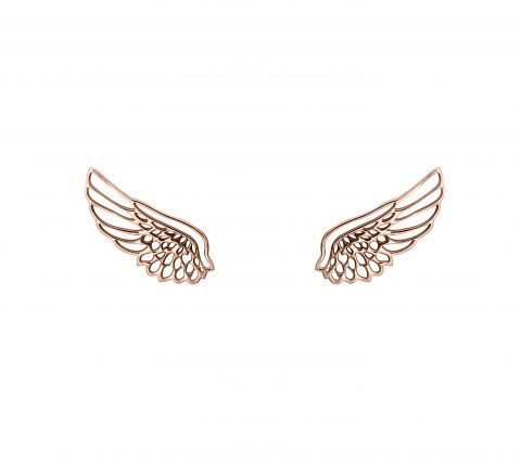 grav angel wings arany 14k fülbevaló