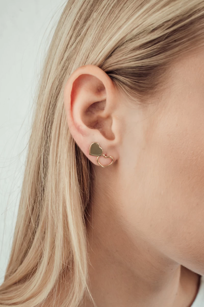 Szív Arany Fülbevaló