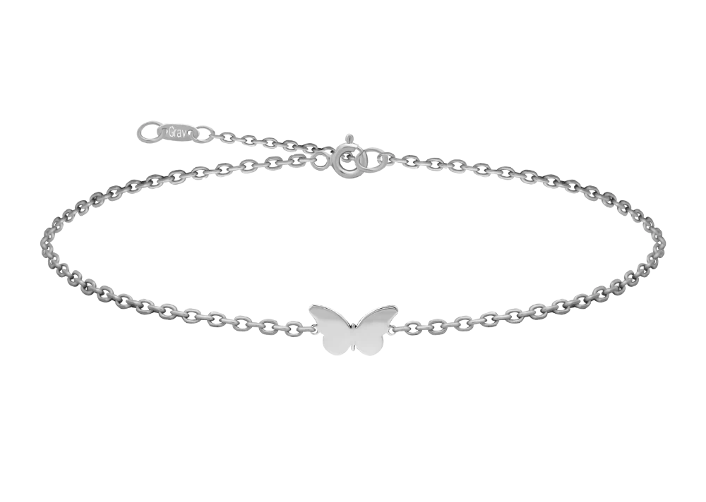 Pillangó Ezüst Bokalánc