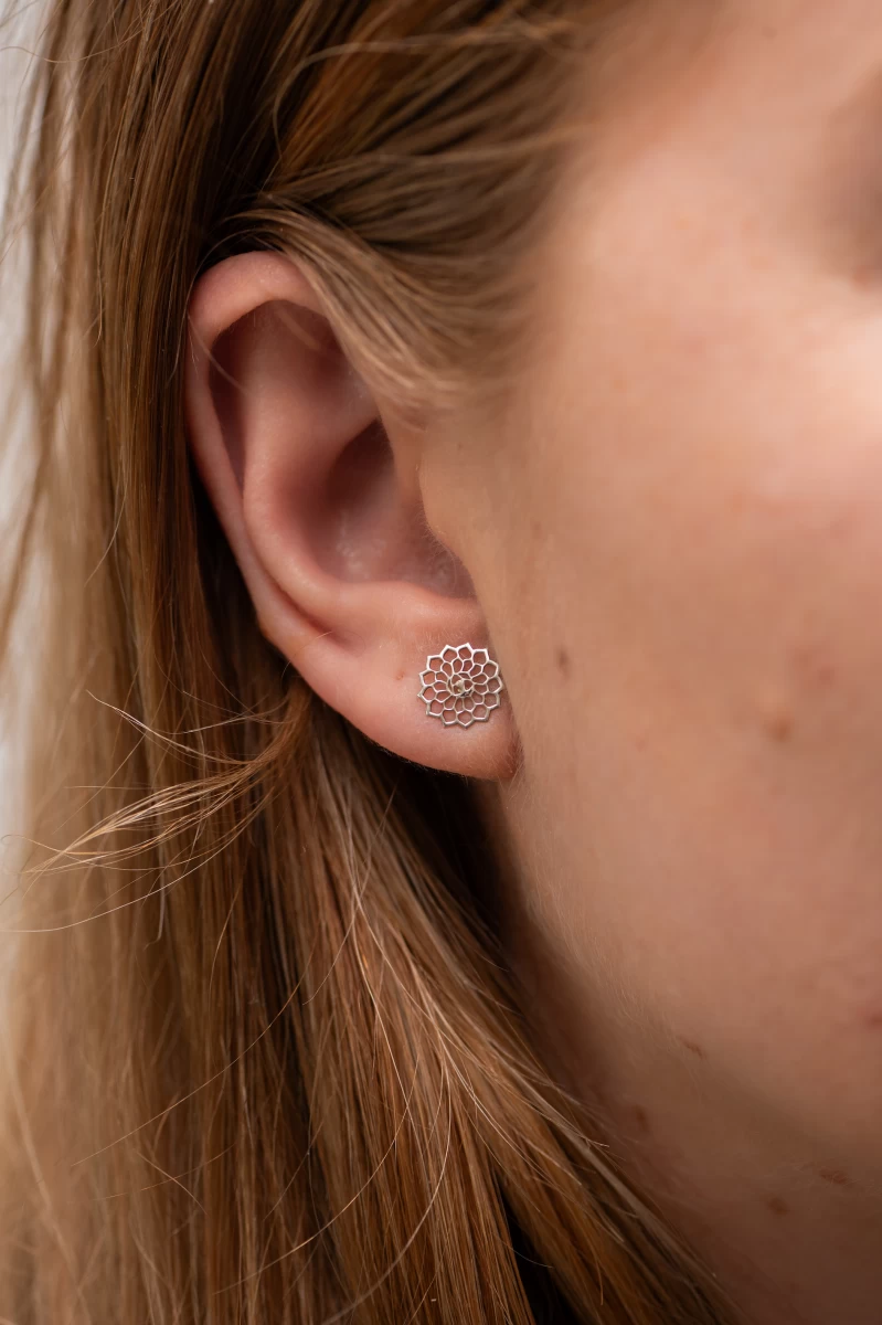 Mandala Arany Fülbevaló