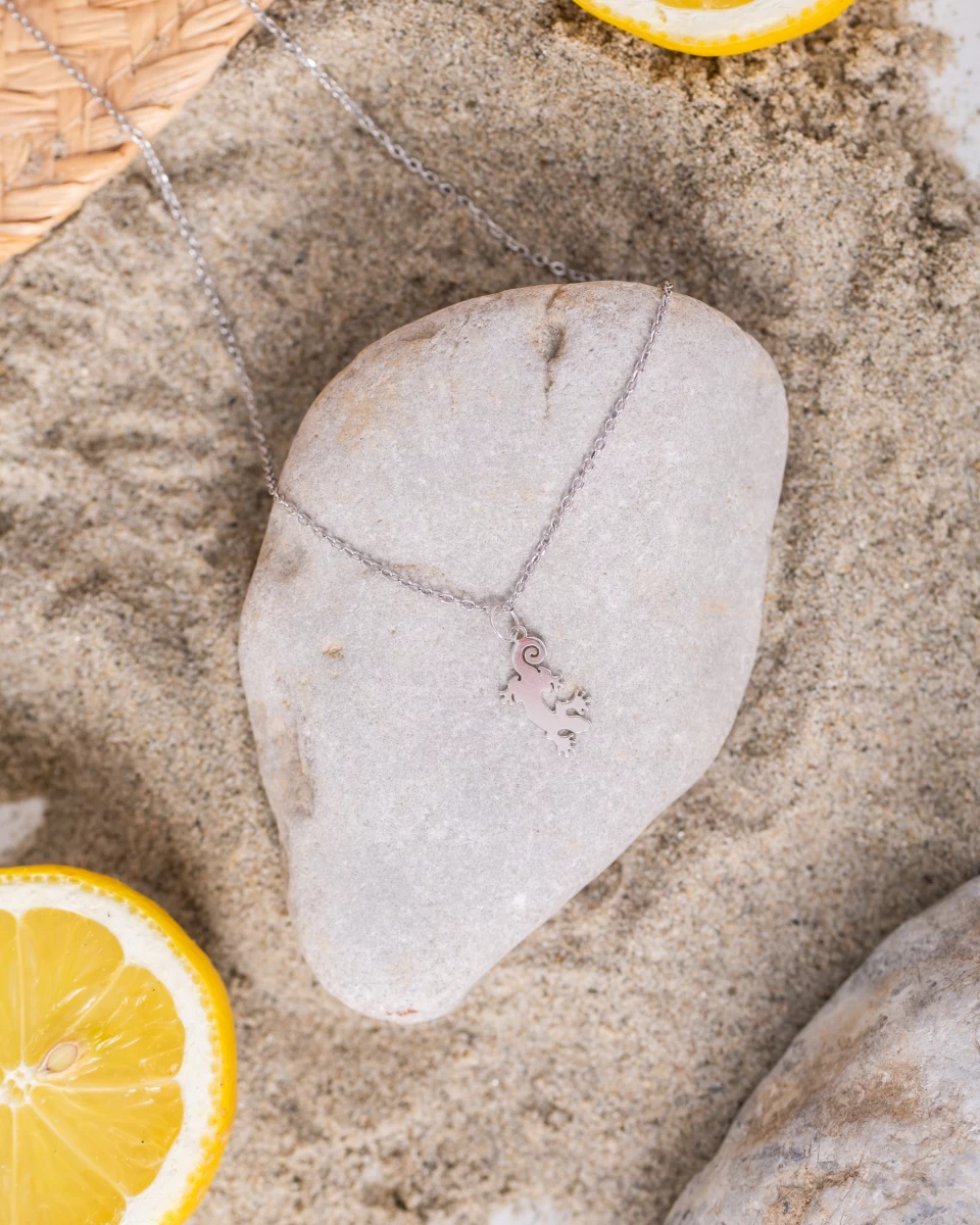 Szalamandra Sárga Arany 14K Nyaklánc