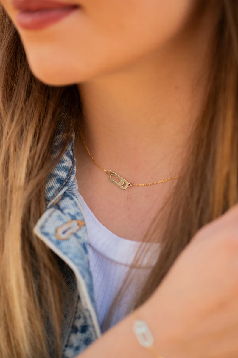 Biztostű Ezüst 925 Nyaklánc