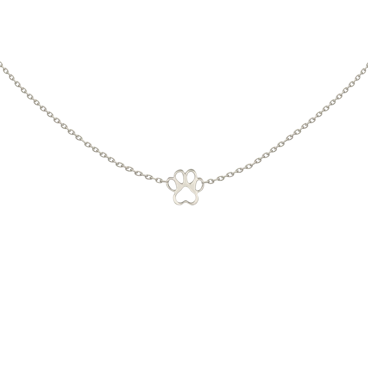 Kontúr Tappancs Fehér Arany 14K Nyaklánc