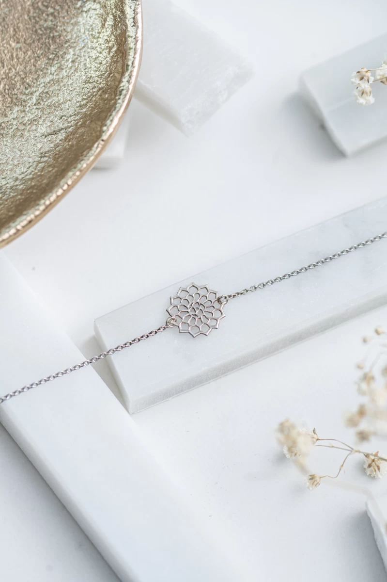 Mandala Vörös Arany Karkötő